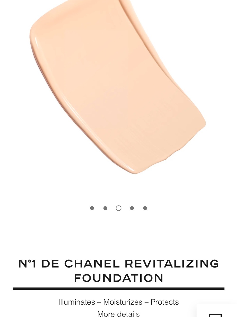 New N°1 DE CHANEL REVITALIZING FOUNDATION BD01 - Picture 7 of 9